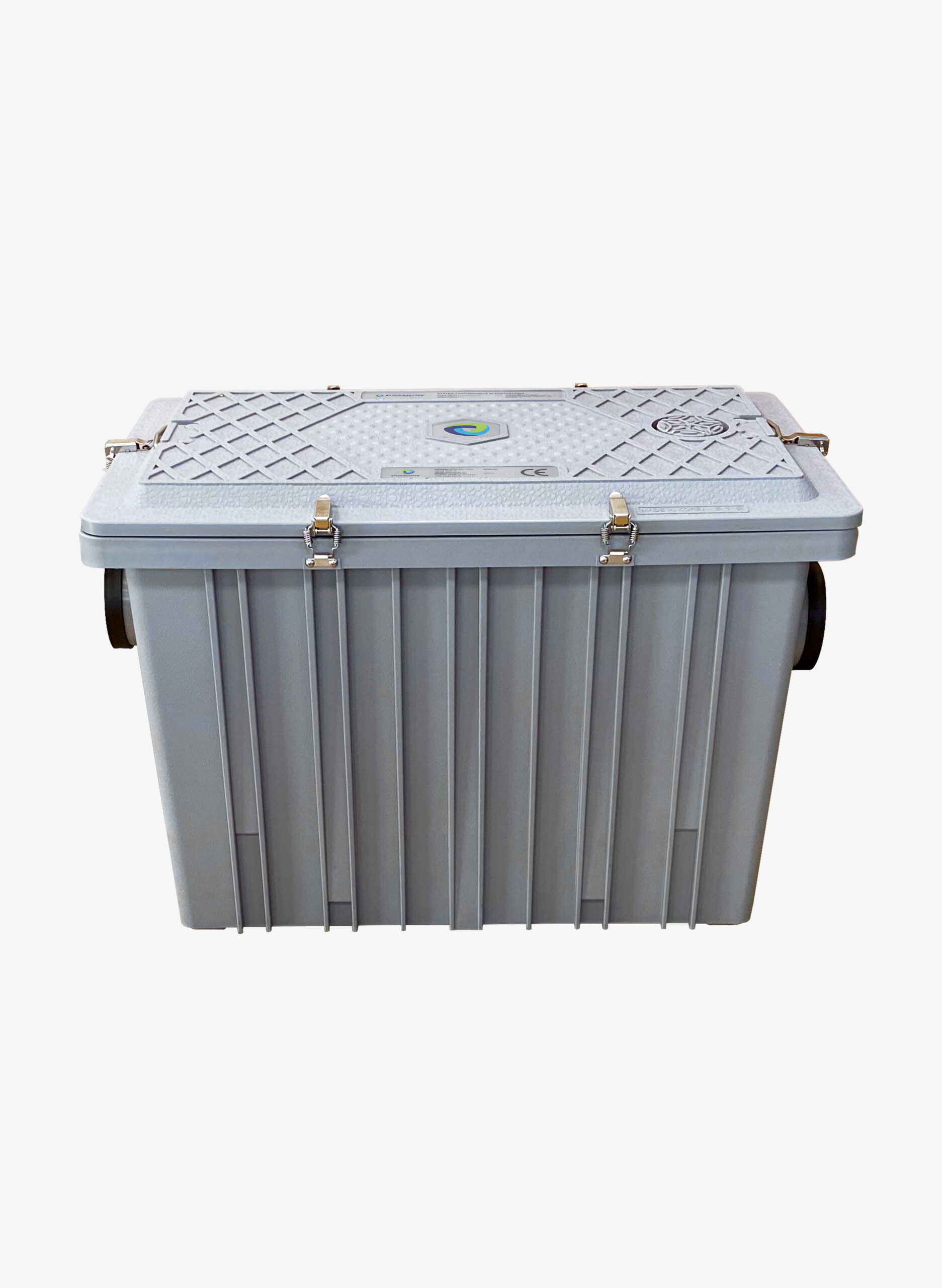 Passway™ M-43D grease trap — side view